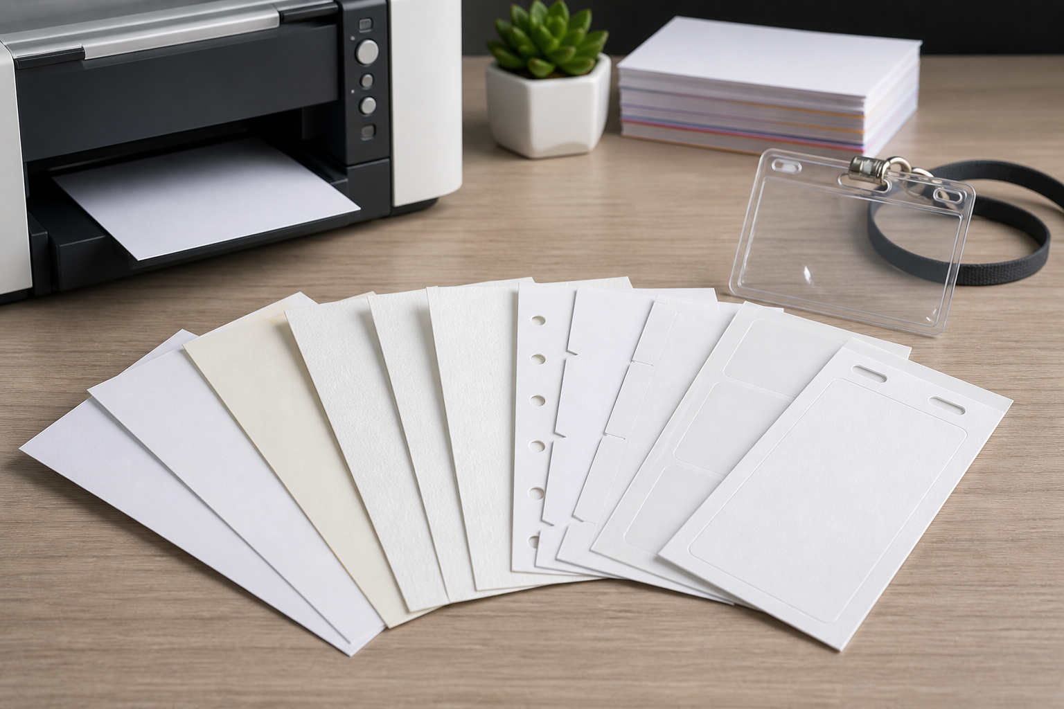 What Paper or Cardstock Works Best for Badge Printing?