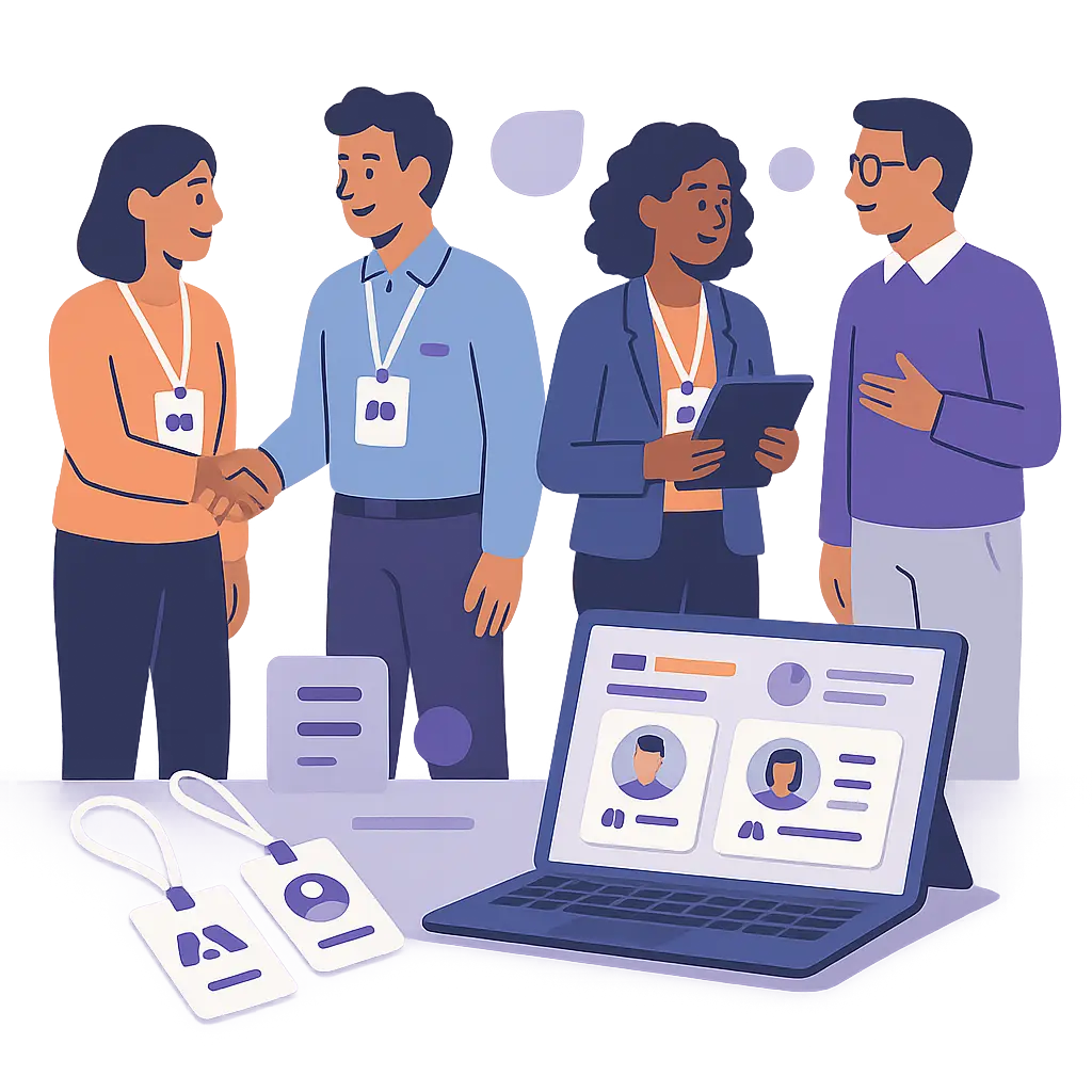 How to Create Branded Badges for Company Offsites and Team Events