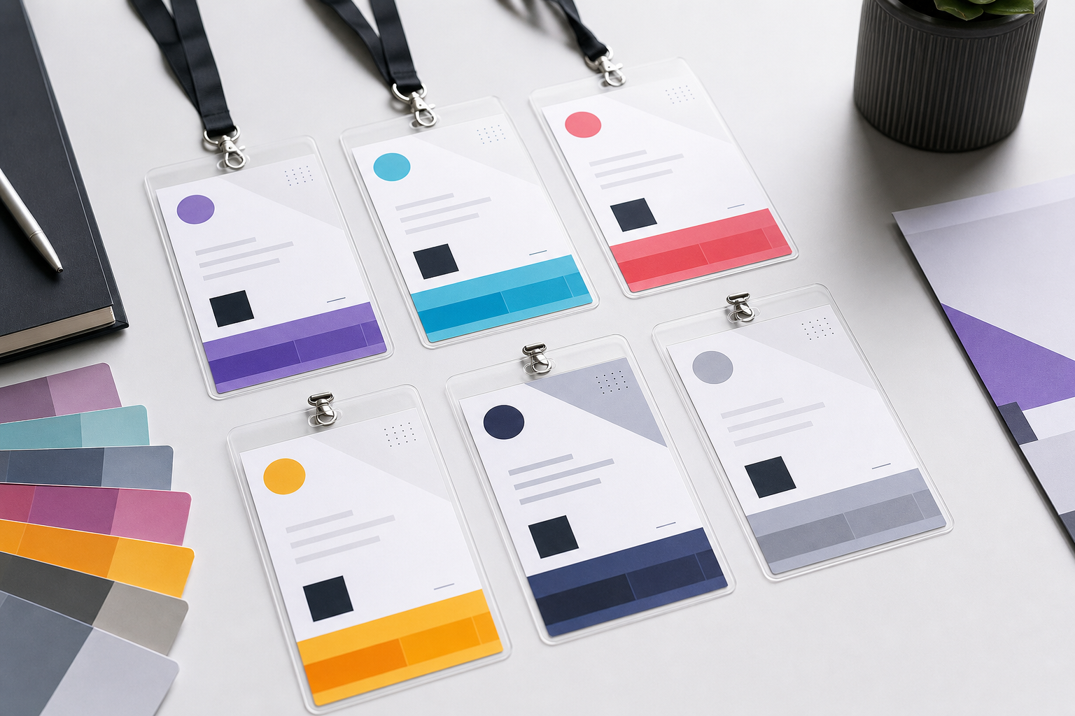 Conference Badge Templates for Attendees, Speakers, Exhibitors and VIPs