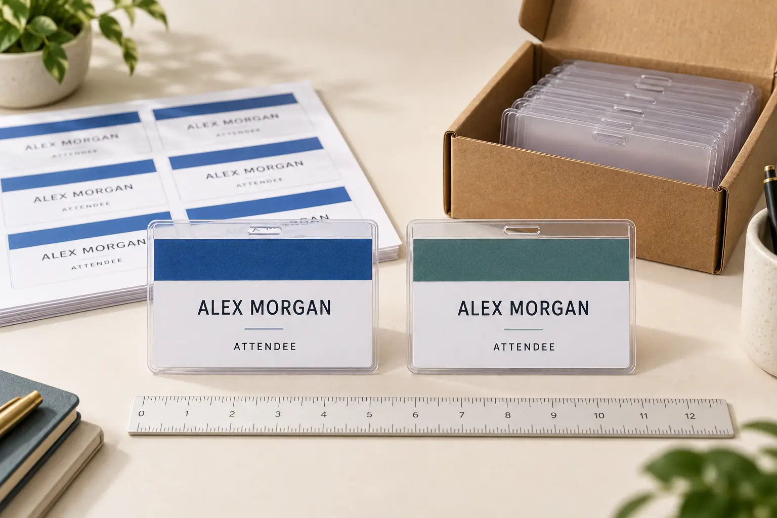 BadgeFlow vs ConferenceBadge for DIY PDF Name Badges